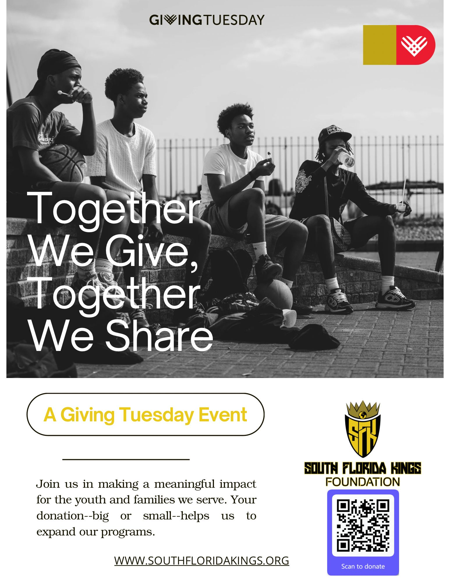 Giving Tuesday - Together We Give, Together We Share